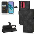 For ZTE Blade A72 4G / V40 Vita Skin Feel Magnetic Flip Leather Phone Case(Black) - 1