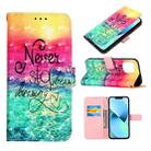 For iPhone 14 3D Painting Horizontal Flip Leather Phone Case (Chasing Dreams) - 1