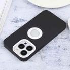 For iPhone 13 Pro Contrast Color 3 in 1 TPU Phone Case (Black+White) - 4