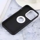 For iPhone 13 Pro Contrast Color 3 in 1 TPU Phone Case (Black+White) - 5