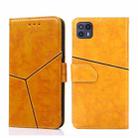 For Motorola Moto G50 5G Geometric Stitching Horizontal Flip Leather Phone Case(Yellow) - 1