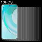 10 PCS 0.26mm 9H 2.5D Tempered Glass Film For Wiko T50 - 1