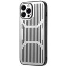 For iPhone 12 Pro Hollow Heat Dissipation Metal Phone Case(Silver) - 1
