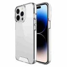 For iPhone 14 Pro Max Transparent Acrylic TPU Phone Case (Transparent) - 1