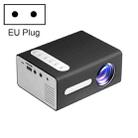 T300 25ANSI LED Portable Home Multimedia Game Projector, Plug Type:EU Plug(Black) - 1