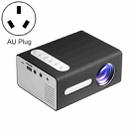 T300 25ANSI LED Portable Home Multimedia Game Projector, Plug Type:AU Plug(Black) - 1