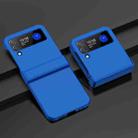 For Samsung Galaxy Z Flip4 5G PC Skin Feel Folding Phone Case(Dark Blue) - 1