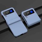 For Samsung Galaxy Z Flip4 5G PC Skin Feel Folding Phone Case(Sky Blue) - 1