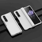 For Samsung Galaxy Z Fold4 5G PC Skin Feel Folding Phone Case(White) - 1