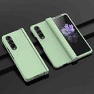 For Samsung Galaxy Z Fold4 5G PC Skin Feel Folding Phone Case(Light Green) - 1