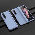 For Samsung Galaxy Z Fold4 5G PC Skin Feel Folding Phone Case(Sky Blue) - 1