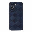 For Huawei nova 10 Weave Plaid PU Phone Case(Blue) - 1
