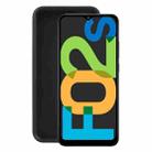 For Samsung Galaxy F02s US Version TPU Phone Case(Black) - 1
