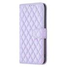 For Samsung Galaxy A42 5G Diamond Lattice Wallet Leather Flip Phone Case(Purple) - 2