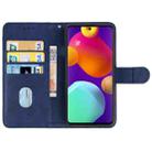 For Samsung Galaxy M62 Leather Phone Case(Blue) - 3