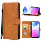 For vivo S9e Leather Phone Case(Brown) - 1
