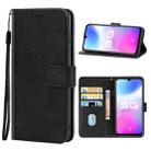 For vivo S9e Leather Phone Case(Black) - 1