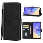 For vivo V21e 5G Leather Phone Case(Black) - 1