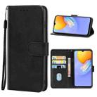 For vivo Y15a Leather Phone Case(Black) - 1