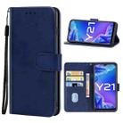 For vivo Y21 2018 Leather Phone Case(Blue) - 1