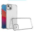 For iPhone 14 Plus Shockproof Transparent TPU Phone Case - 1