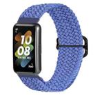 For Huawei Band 7 Nylon Braided Buckle Watch Band(Blue) - 1