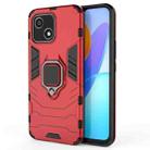 For Honor Play 30 Shockproof PC + TPU Protective Phone Case with Magnetic Ring Holder(Red) - 1