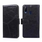 For ZTE Libero 5G Geometric Stitching Horizontal Flip Leather Phone Case(Black) - 1