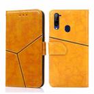 For ZTE Libero 5G Geometric Stitching Horizontal Flip Leather Phone Case(Yellow) - 1