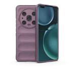 For Honor Magic4 Pro Magic Shield TPU + Flannel Phone Case(Purple) - 1