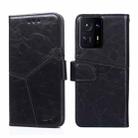 For Xiaomi Mi Mix 4 Geometric Stitching Horizontal Flip Leather Phone Case(Black) - 1