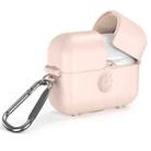 For AirPods 1 / 2 Magic Box Wireless Earphone Protective Case with Hook(Pink) - 1