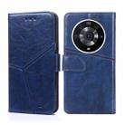 For Honor Magic3 Pro Geometric Stitching Horizontal Flip Leather Phone Case(Blue) - 1