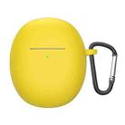 Bluetooth Earphone Liquid Silicone Protective Case For OPPO Enco R(Yellow) - 1