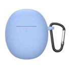 Bluetooth Earphone Liquid Silicone Protective Case For OPPO Enco R(Sky Blue) - 1