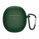 Bluetooth Earphone Liquid Silicone Protective Case For vivo TWS Air(Dark Green) - 1