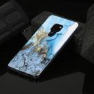 For Huawei Mate 20 Marble Pattern Soft TPU Protective Case(Sea Blue) - 1