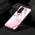 For Huawei P40 Marble Pattern Soft TPU Protective Case(Plum Blossom) - 1