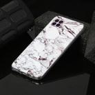 For Huawei P40 lite Marble Pattern Soft TPU Protective Case(White) - 1