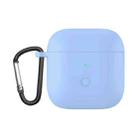 Liquid Silicone One-piece Earphone Protective Case For Redmi Buds3(Sky Blue) - 1