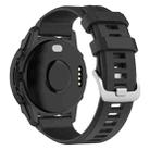 For Garmin Forerunner 955 / 255 / 745 22mm Silicone Watch Band(Black) - 1