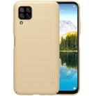 For Huawei P40 lite / nova 7i/ 6 SE NILLKIN Frosted Concave-convex Texture PC Case(Gold) - 1