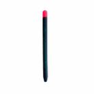 Contrasting Color Silicone Protective Case For Apple Pencil 2(Black) - 1