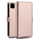 For Galaxy A81 / Note 10 Lite DZGOGO MILO Series TPU + PU Horizontal Flip Leather Case with Holder & Card Slot & Wallet(Rose Gold) - 1