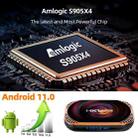 MECOOL HK1RBOX X4 4K TV Box, Android 11 Amlogic S905X4 CPU with RC 4GB+64GB(UK Plug) - 3