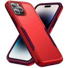 For iPhone 14 Pro Pioneer Armor Heavy Duty Shockproof Phone Case(Red) - 1