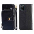 For UMIDIGI A11 Zipper Bag Leather Phone Case(Black) - 1