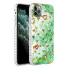 For iPhone 11 Pro Max 2.0mm Airbag Shockproof TPU Phone Case (Gold Heart) - 1