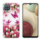 For Samsung Galaxy A12 5G / M12 / F12 2.0mm Airbag Shockproof TPU Phone Case(Dancing Butterflies) - 1