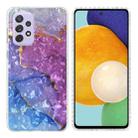 For Samsung Galaxy A13 5G / 4G 2.0mm Airbag Shockproof TPU Phone Case(Blue Purple Marble) - 1